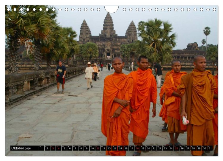Produktbild: Kambodscha - Angkor Wat (Wandkalender 2026 DIN A4 quer), CALVENDO Monatskalender