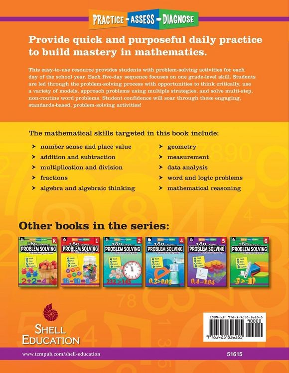 Produktbild: 180 Days(tm) Problem Solving for Third Grade