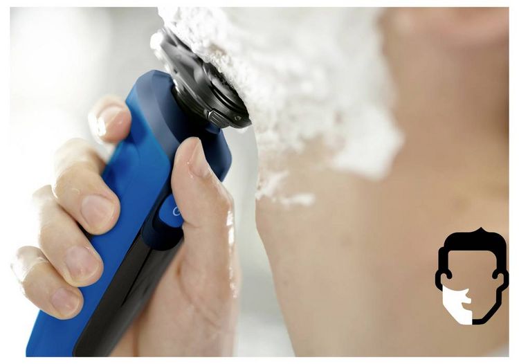 Produktbild: Philips S5466/17 Rasierer abwaschbar Dunkel-Blau (matt)