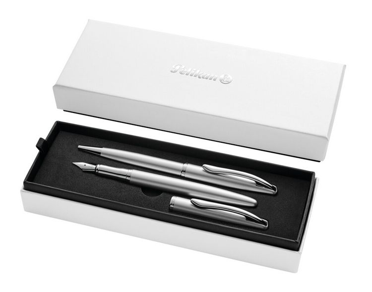 Produktbild: Pelikan F&uuml;ller & Kugelschreiber Jazz Noble Elegance K/P36 Silber
