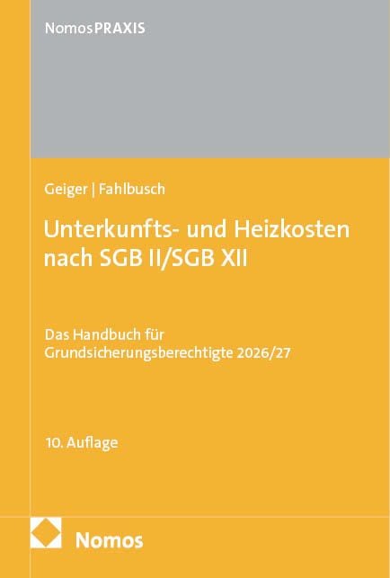 Produktbild: Unterkunfts- und Heizkosten nach SGB II/SGB XII