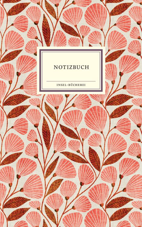 Produktbild: Notizbuch Insel-B&uuml;cherei &raquo;Roter Ginkgo&laquo;