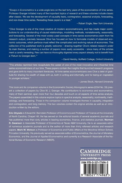 Produktbild: Essays in Econometrics
