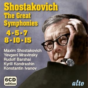Produktbild: Die grossen Sinfonien-Nr.4,5,6,8,10,15/+