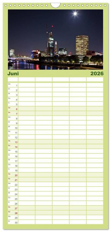 Produktbild: Familienplaner 2026 - Wundervolles London mit 5 Spalten (Wandkalender, 21 x 45 cm) CALVENDO
