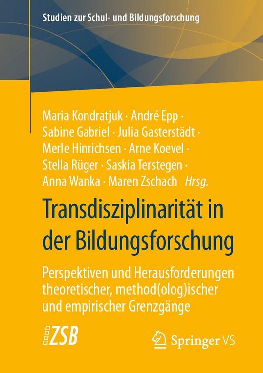 Produktbild: Transdisziplinarit&auml;t in der Bildungsforschung