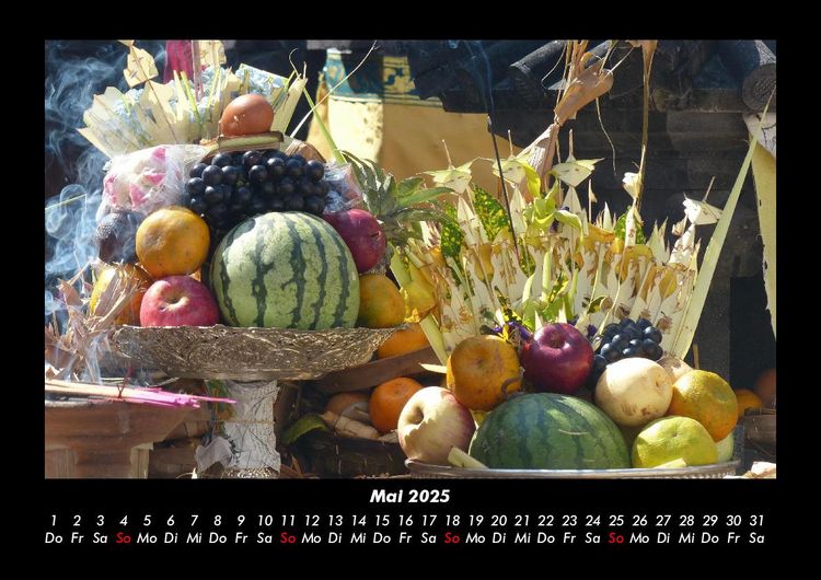 Produktbild: Obstkalender 2025 Fotokalender DIN A3