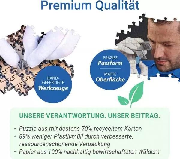 Produktbild: Erwachsenenpuzzle 500 Teile - Flauschige Freunde