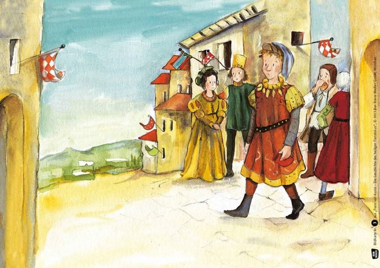 Produktbild: Franz von Assisi - Die Geschichte des heiligen Franziskus. Kamishibai Bildkartenset.