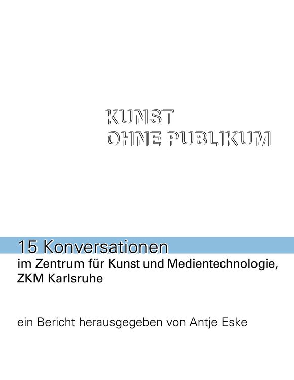 Produktbild: Kunst ohne Publikum
