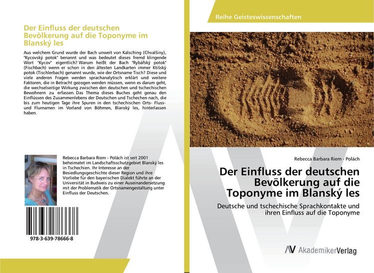Produktbild: Der Einfluss der deutschen Bev&ouml;lkerung auf die Toponyme im Blansk&yacute; les