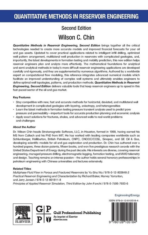 Produktbild: Quantitative Methods in Reservoir Engineering