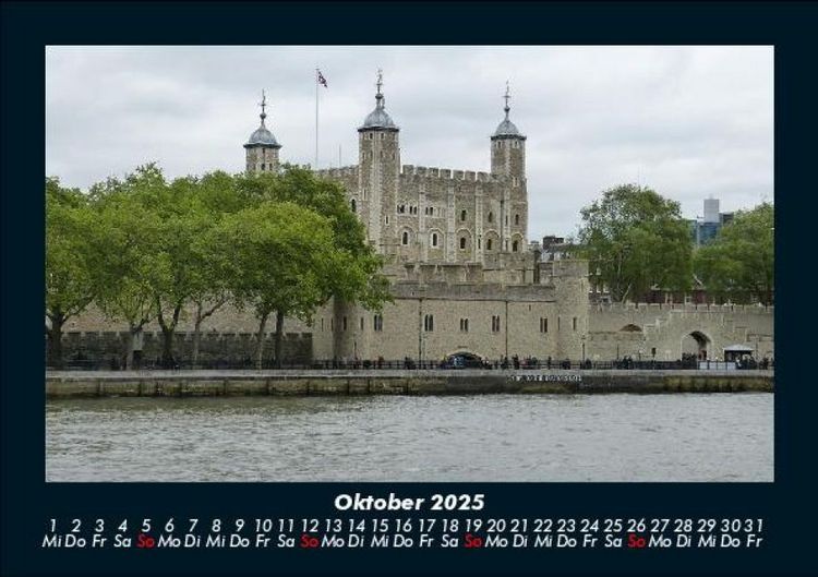 Produktbild: London 2025 Fotokalender DIN A5
