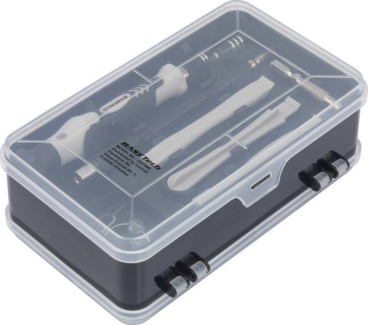 Produktbild: Basetech BT-2247898 Bit-Set 116teilig inkl. Bithalter-Schraubendreher