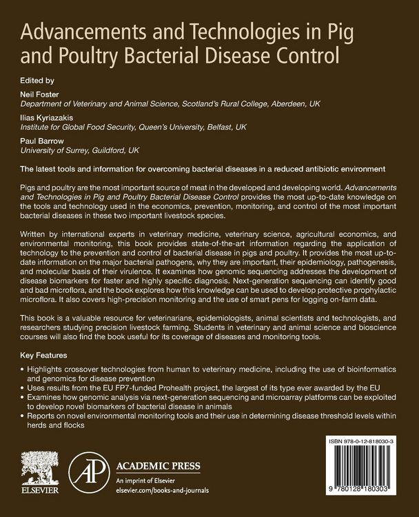 Produktbild: Advancements and Technologies in Pig and Poultry Bacterial Disease Control