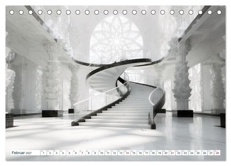 Produktbild: Architektur der Emotionen - Gestaltete Stimmungen (Tischkalender 2027 DIN A5 quer), CALVENDO Monatskalender