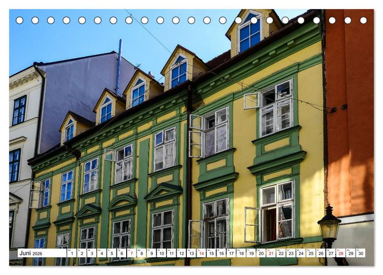 Produktbild: Bratislava die slowakische Sch&ouml;nheit (Tischkalender 2026 DIN A5 quer), CALVENDO Monatskalender