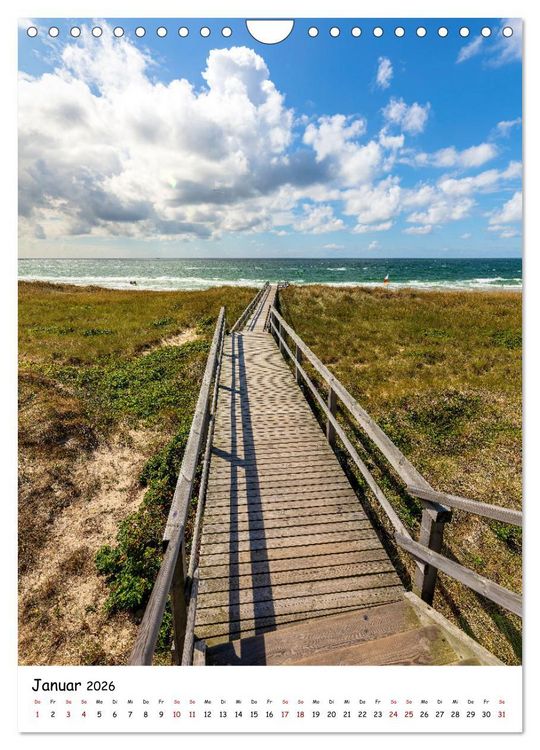 Produktbild: Bezauberndes Sylt (Wandkalender 2026 DIN A4 hoch), CALVENDO Monatskalender