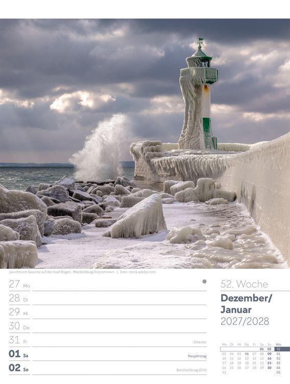 Produktbild: Malerisches Deutschland Wochenplaner Kalender 2027