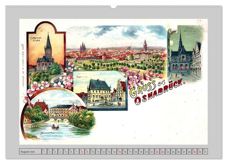 Produktbild: Gru&szlig; aus Osnabr&uuml;ck (Wandkalender 2026 DIN A2 quer), CALVENDO Monatskalender