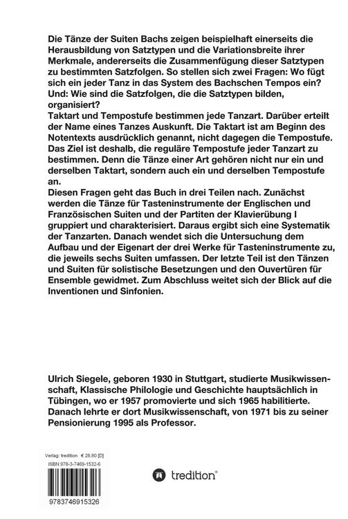 Produktbild: Johann Sebastian Bach komponiert Zeit