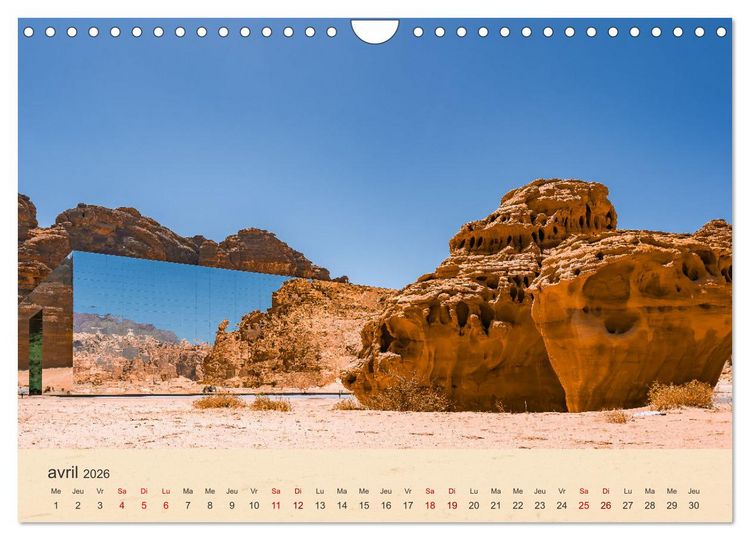 Produktbild: Arabie Saoudite - Royaume des fascinations (Calendrier mural 2026 DIN A4 vertical), CALVENDO calendrier mensuel