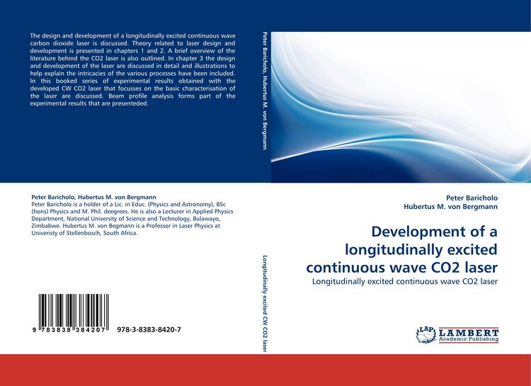 Produktbild: Development of a longitudinally excited continuous wave CO2 laser