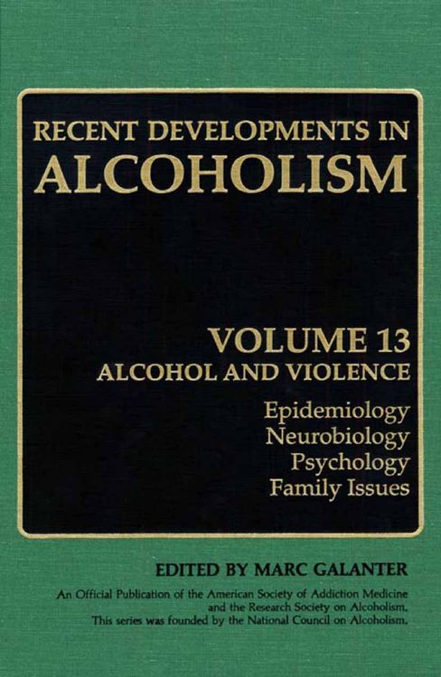 Produktbild: Recent Developments in Alcoholism