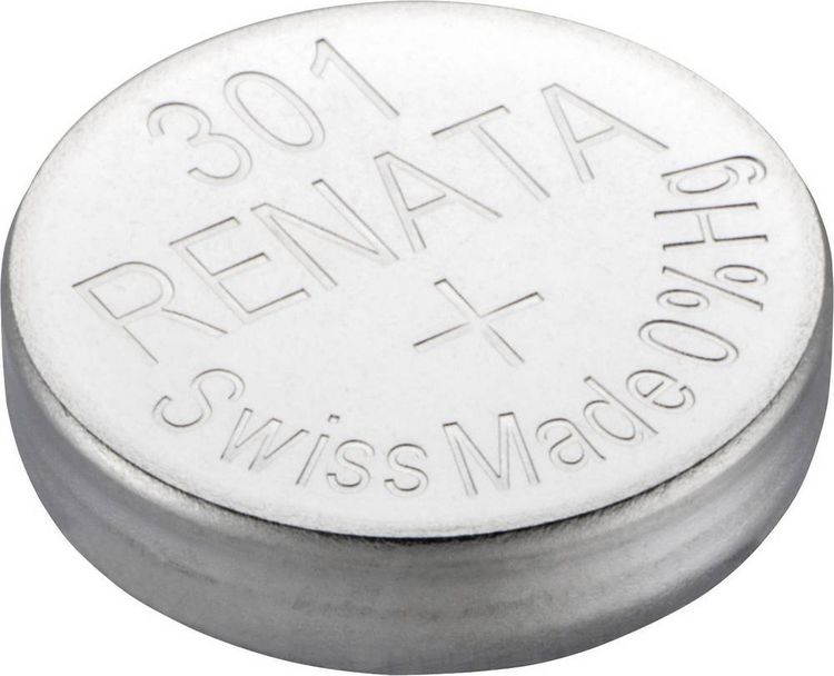 Produktbild: Renata Knopfzelle 301 1.55V 1 St. 130 mAh Silberoxid