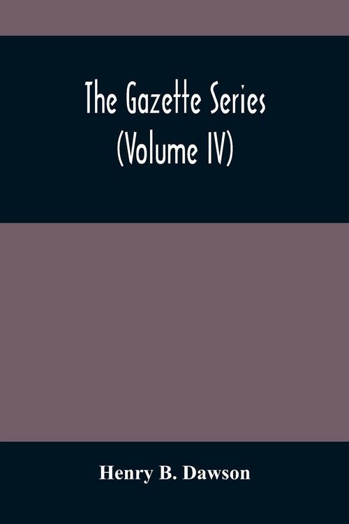 Produktbild: The Gazette Series (Volume Iv)