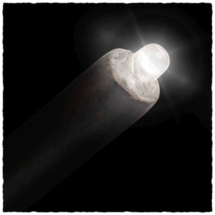 Produktbild: Harry Potter Zauberstab Elderstab mit LED, ca. 21-22cm, batteriebetrieben