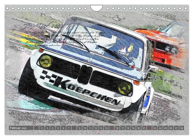 Produktbild: Rennsport am Limit (Wandkalender 2026 DIN A4 quer), CALVENDO Monatskalender