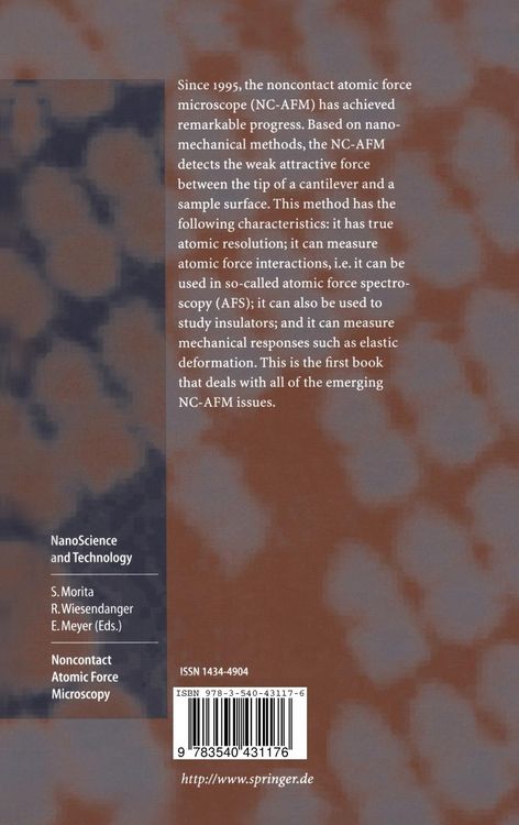 Produktbild: Noncontact Atomic Force Microscopy
