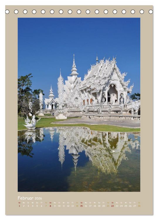 Produktbild: Erlebe mit mir das sonnige Thailand (Tischkalender 2026 DIN A5 hoch), CALVENDO Monatskalender
