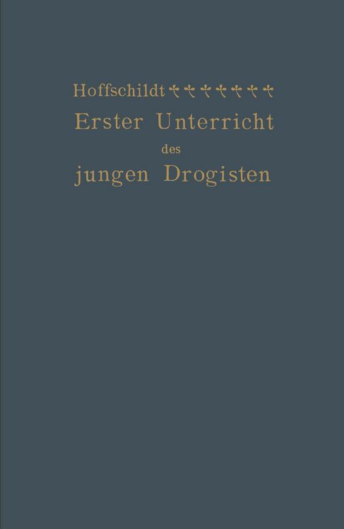 Produktbild: Erster Unterricht des jungen Drogisten