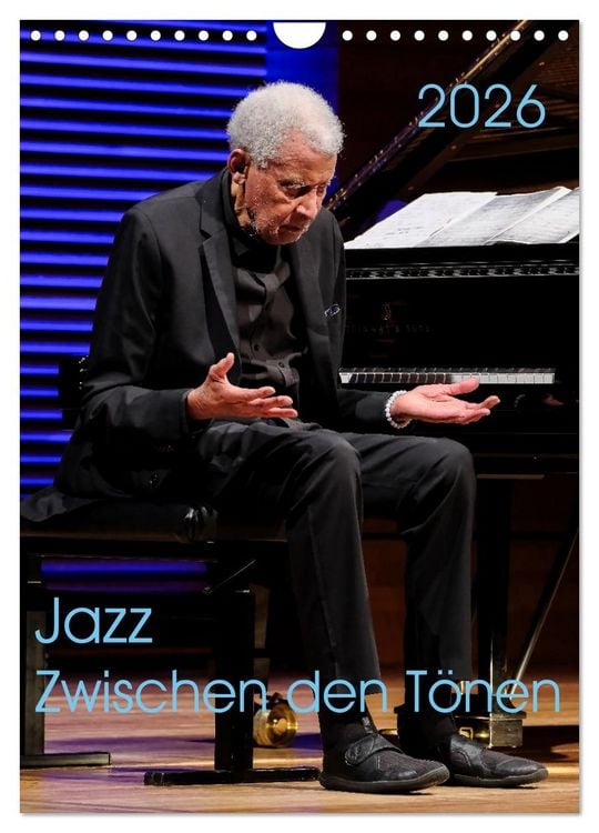 Produktbild: Jazz - Zwischen den T&ouml;nen (Wandkalender 2026 DIN A4 hoch), CALVENDO Monatskalender