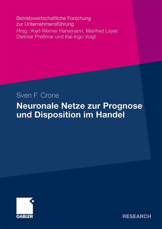 Produktbild: Neuronale Netze zur Prognose und Disposition im Handel