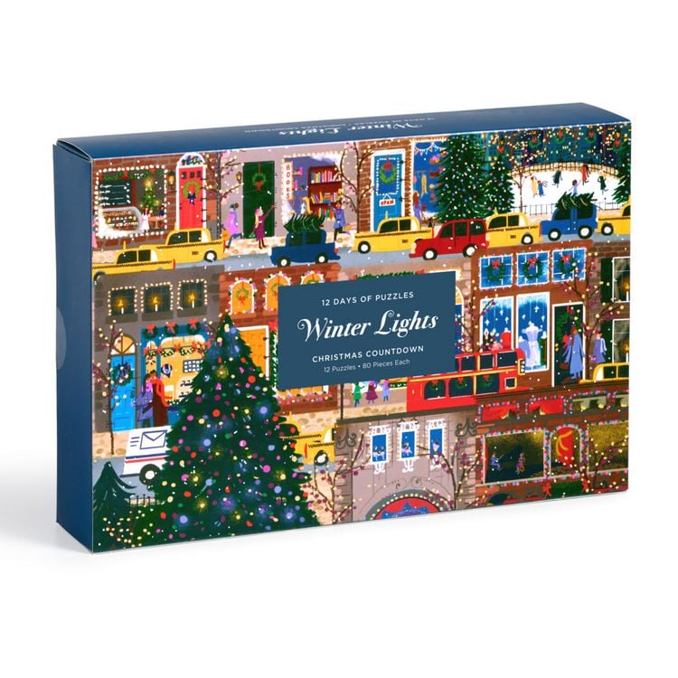 Produktbild: Joy Laforme Winter Lights 12 Days of Puzzles Holiday Countdown