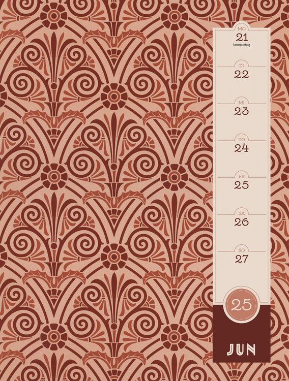 Produktbild: Patterns Wochenplaner Kalender 2027