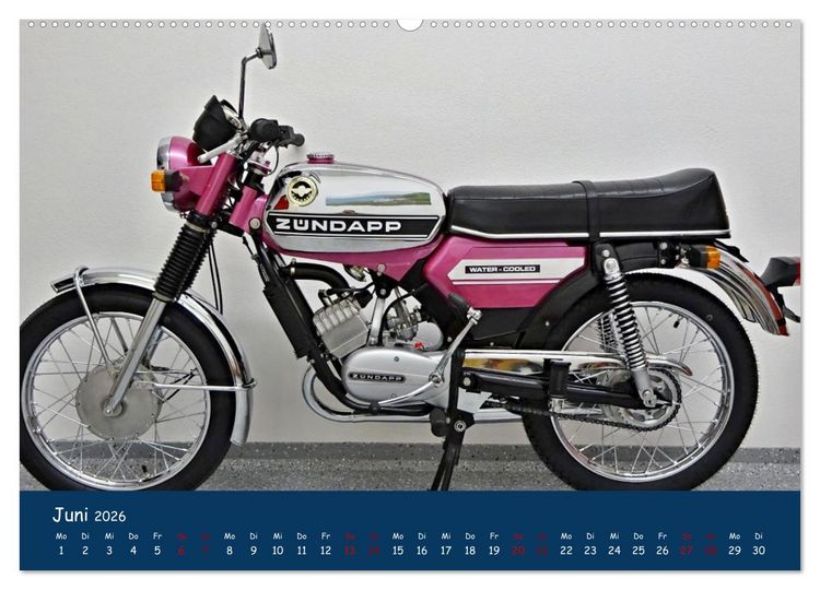 Produktbild: Vintage Mopeds (Wandkalender 2026 DIN A2 quer), CALVENDO Monatskalender