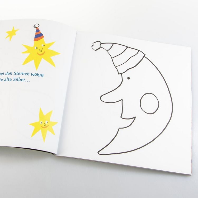 Produktbild: Ausmalbilder f&uuml;r Kita-Kinder: Das dicke bunte Malbuch mit lustigen Reimen