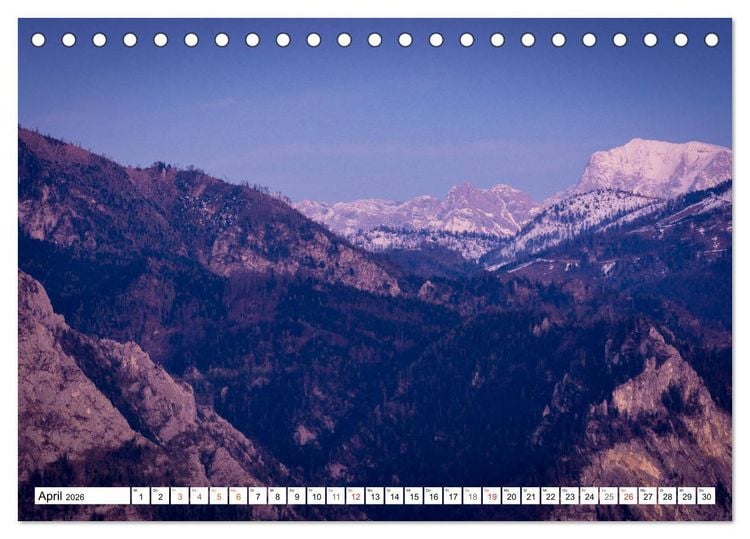 Produktbild: Ein Fr&uuml;hling am Traunsee - Vertr&auml;umte Ansichten (Tischkalender 2026 DIN A5 quer), CALVENDO Monatskalender