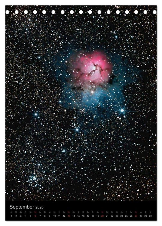 Produktbild: Sch&ouml;nheit des Universums (Tischkalender 2026 DIN A5 hoch), CALVENDO Monatskalender