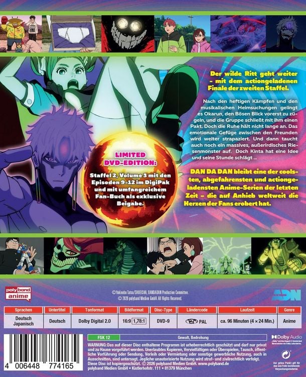 Produktbild: DAN DA DAN - Staffel 2, Volume 3 LTD. - Mit Fan-Buch