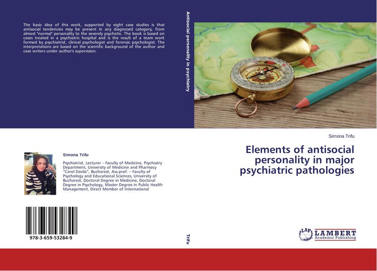 Produktbild: Elements of antisocial personality in major psychiatric pathologies