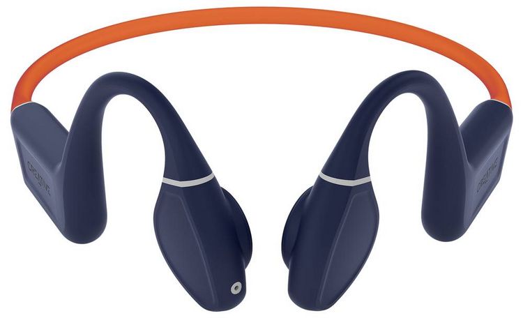 Produktbild: CREATIVE Outlier Free Pro+, Knochenschall, Bluetooth 5.3, IPX8, AAC, orange
