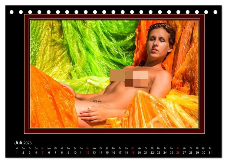 Produktbild: Reizvolle ungarische Grazien (Tischkalender 2026 DIN A5 quer), CALVENDO Monatskalender