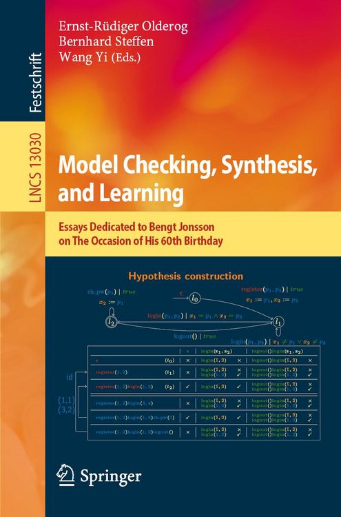 Produktbild: Model Checking, Synthesis, and Learning