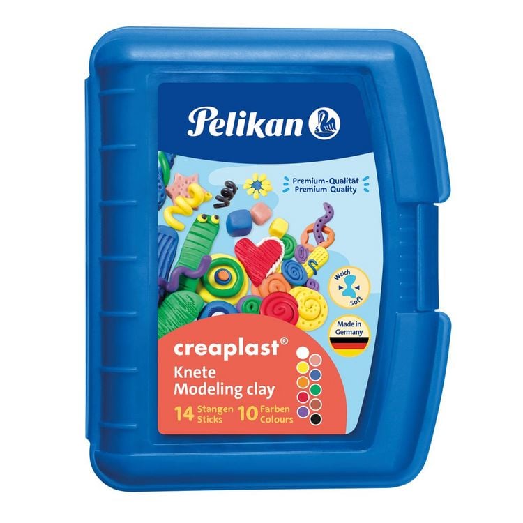 Produktbild: Pelikan Knete creaplast&reg; Blaue Box 14er Set