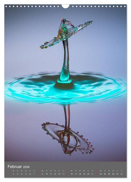 Produktbild: Liquid Art, Highspeed Tropfenfotografie (Wandkalender 2026 DIN A3 hoch), CALVENDO Monatskalender